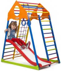 Дитячий спортивний комплекс SportBaby KindWood Color Plus 1